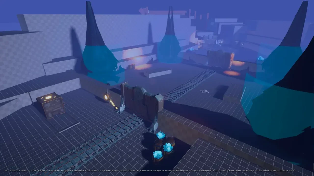 Combat Arena — greybox blockout